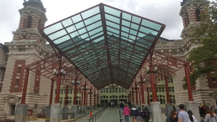Ellis Island : entrée du musée de l'Immigration