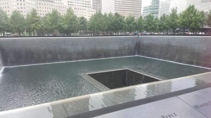 L'emplacement de la tour Sud du World Trade Center