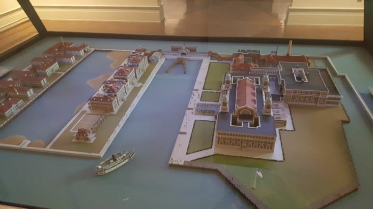 Maquette d'Ellis Island