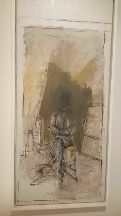 Giacometti "Isaku Yanaihara assis en pied"