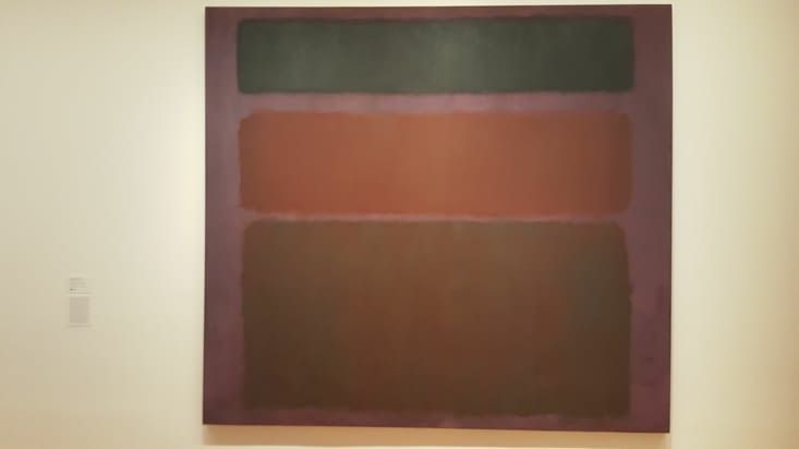 Mark Rothko No.16 (rouge, marron et noir) 1958