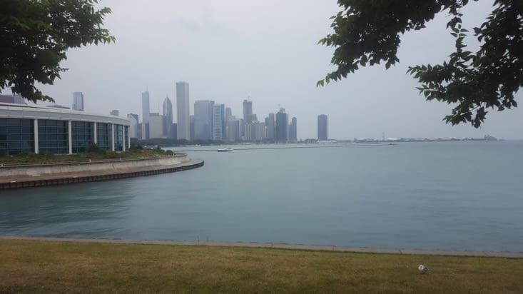 Lac Michigan et le Shedd Aquarium