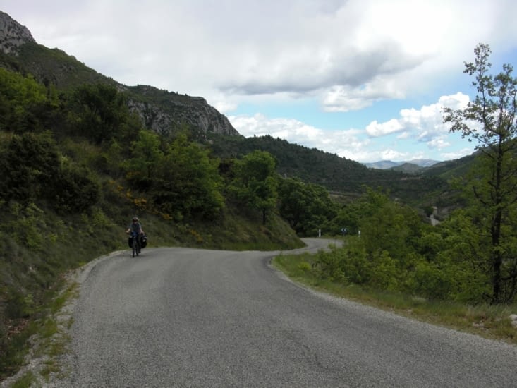 Passage du col, ça grimpe !