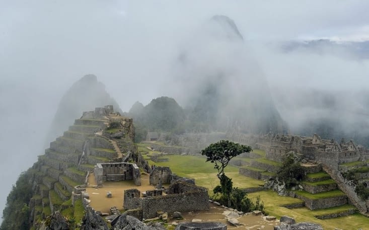 Paysage mystique du Machu Picchu