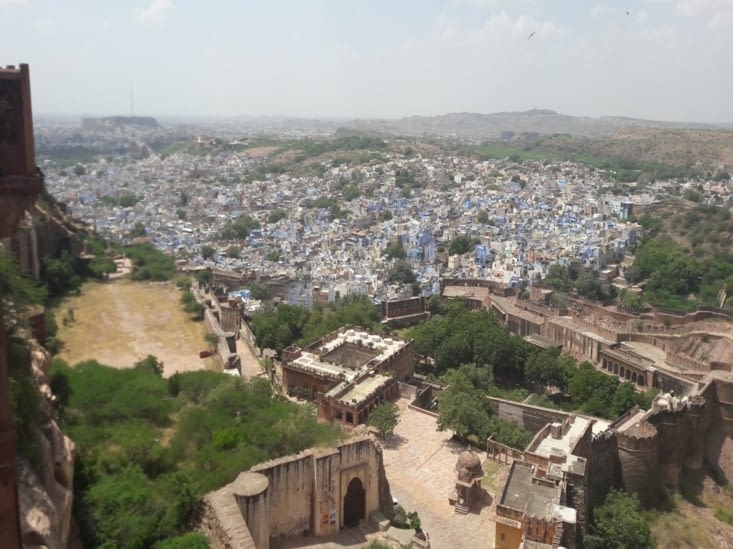 Vue de la ville depuis le fort