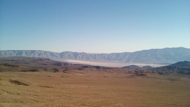 Darwin, la vue sur Death Valley