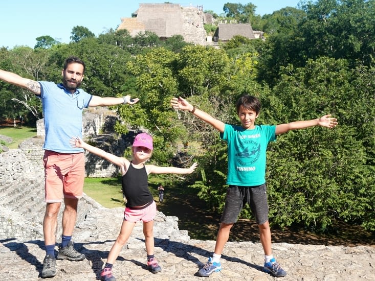 Photo face au temple...