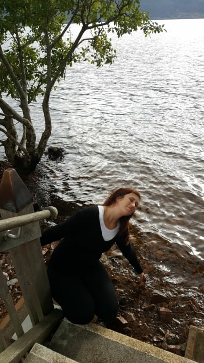 Moi et le Loch Ness !! Tellement touriste
