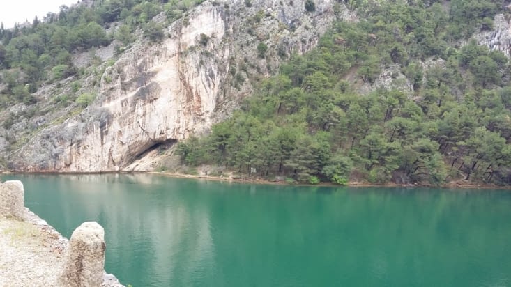 Après Rijeka, petite rando à l'aller et le retour  en bateau sur un lac majestueux
