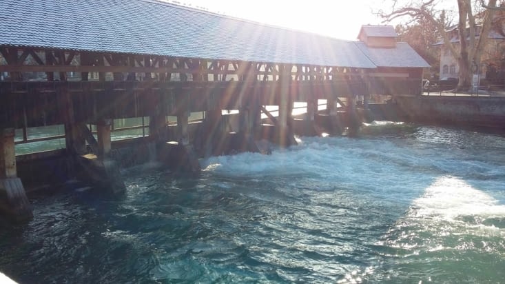 l'Aar, rivière allant jusqu'à la capitale Bern