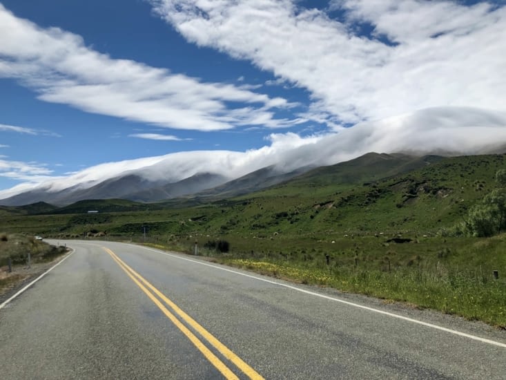 Petit duvet sur les montagnes