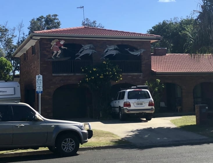 Pas mal les décorations de Noël en plein été australien