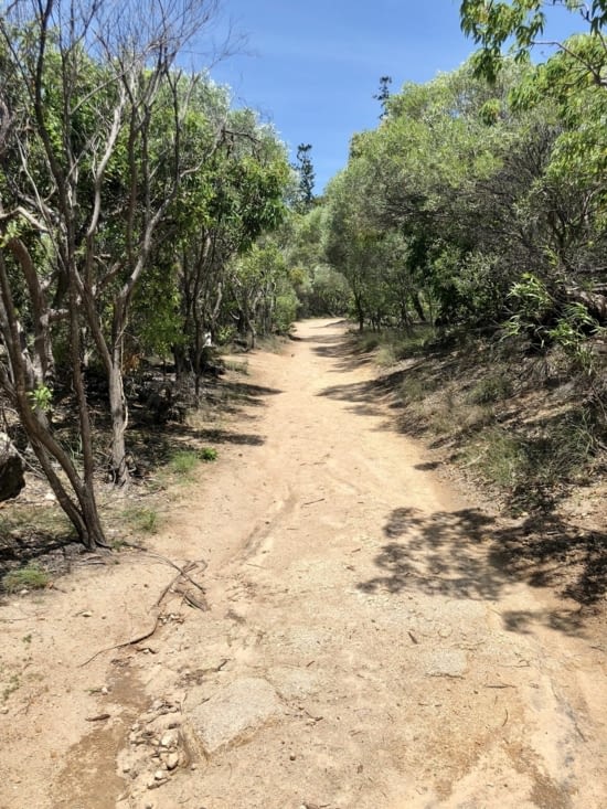 Début de randonnée sur Forts Circuit