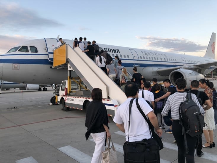 Décollage direction Tokyo