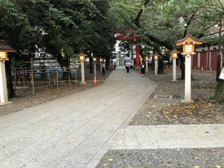 Le sanctuaire shinto Hanazono