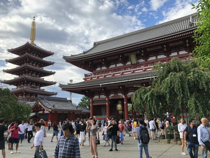nous avons admiré, de jour comme de nuit, la beauté du temple Senso-ji