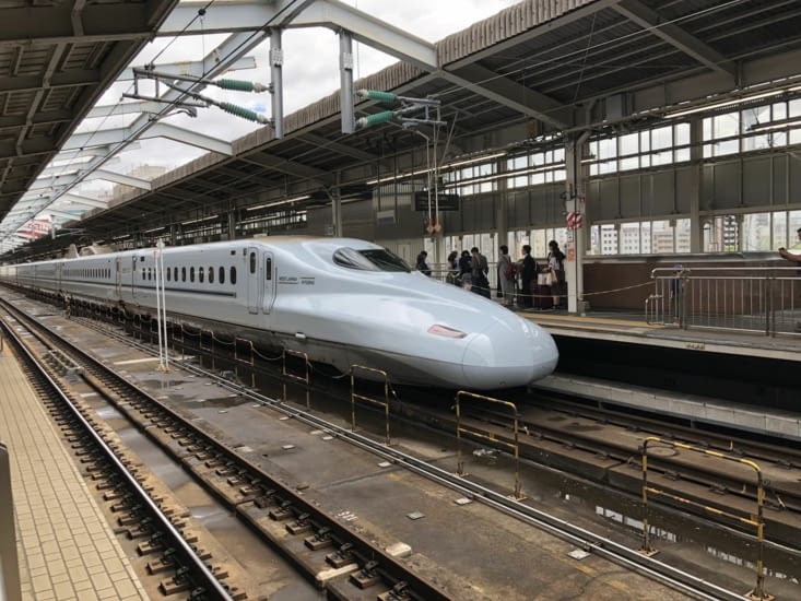 Le célèbre train Shinkansen