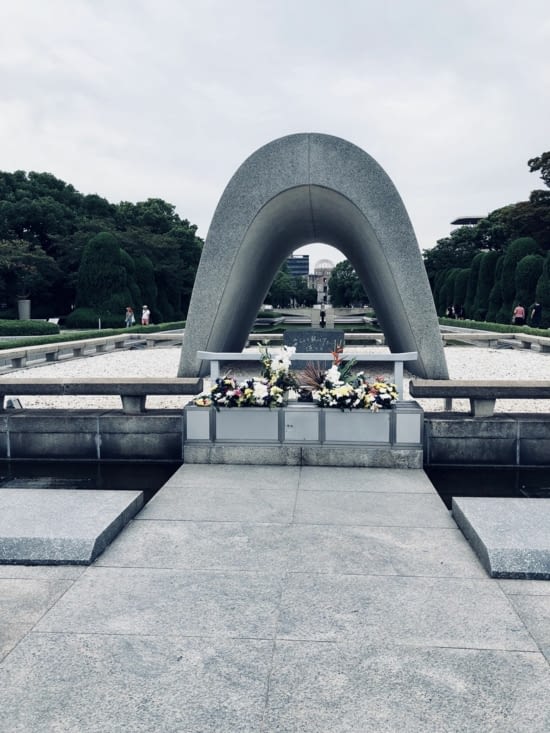Cénotaphe en mémoire des victimes de la bombe nucléaire