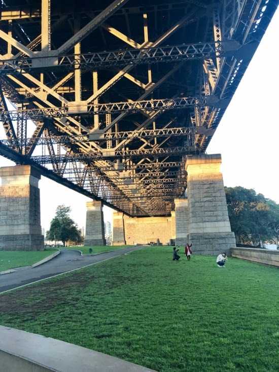 Le dessous du harbour bridge