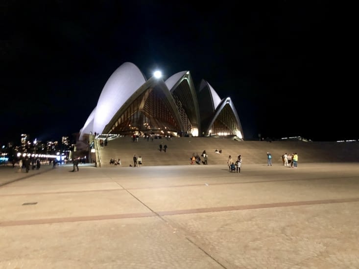 Opéra House de nuit