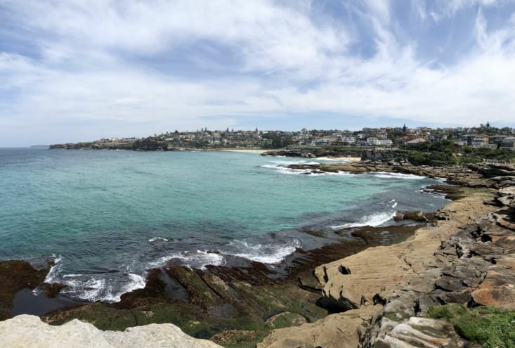 Tamarama Beach vue de loin