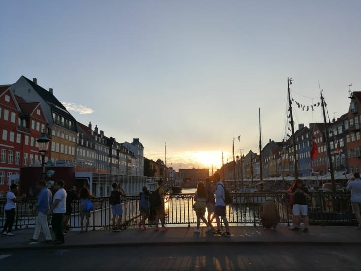 Nyhavn coucher de soleil