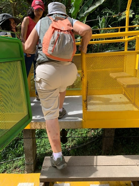 Hé oui, j'ai osé monter là-dedans !