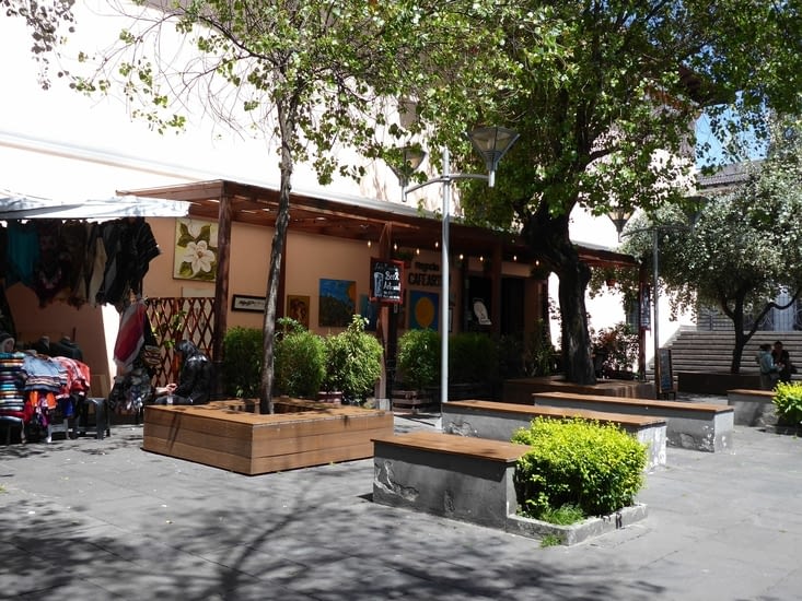 Magnolia Arte Café par beau temps