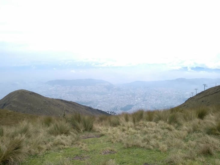 Toujours Quito, dans sa cuvette