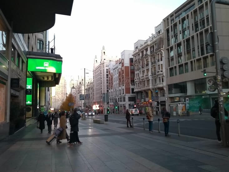 Avenue à Madrid