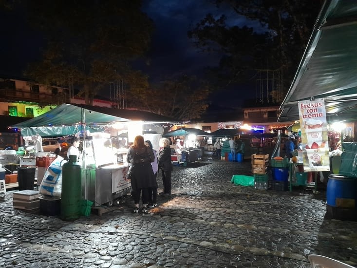 Street food sur la place