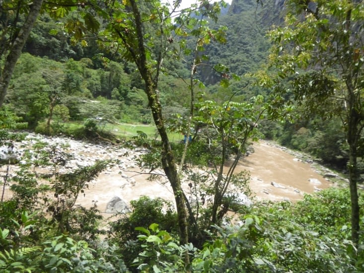La rivière Vicanota (ou Urubamba) va jusqu'au Brésil