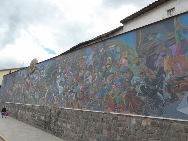 Fresque sur l'histoire de Cusco
