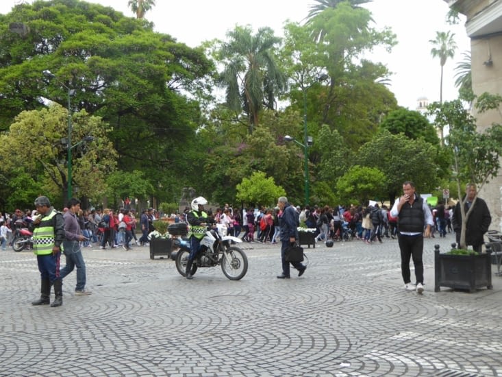 Manifestation de rue à Salta
