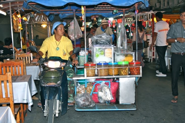Motorbike food stall