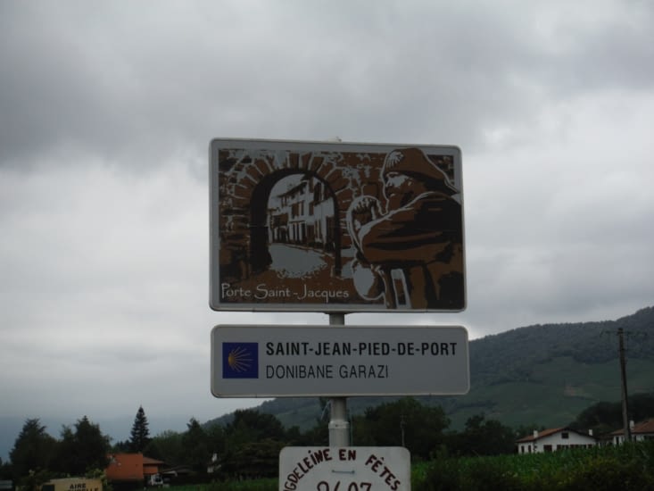 Arrivée à Saint-Jean-Pieds-de-Port