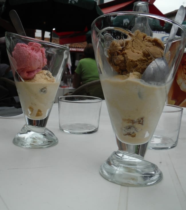 Glace bien méritée !