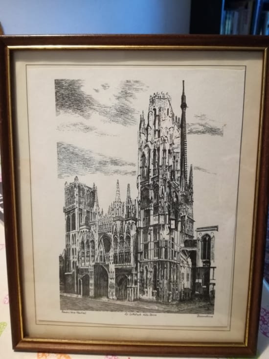 dessin de cathédrale