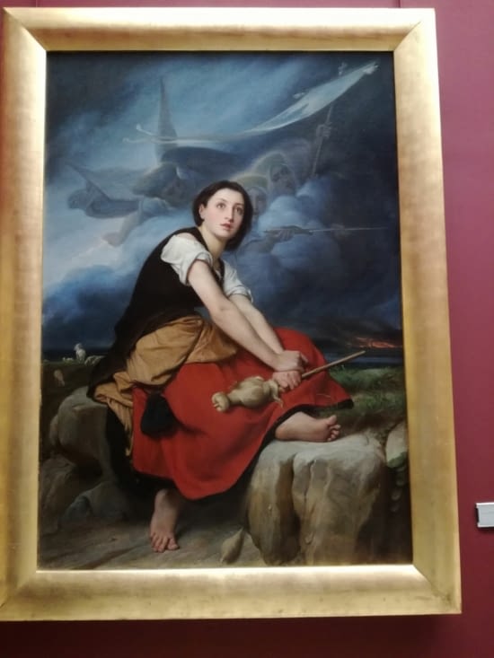 Jeanne d'Arc écoutant ses voix.