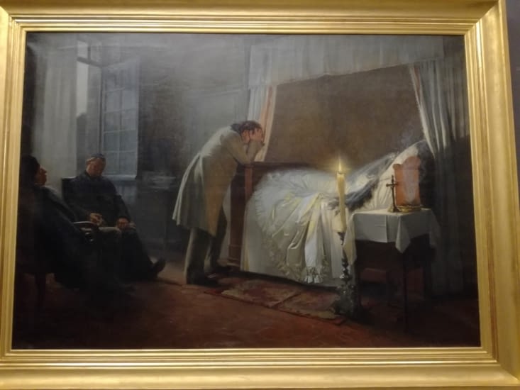 La mort de Madame Bovary 1883 par  Albert Fourié