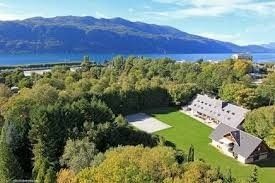 l' auberge  en vue de haut