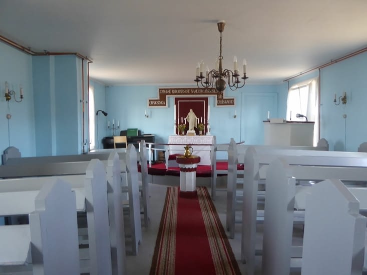 Intérieur de l'église d'Ilimanaq