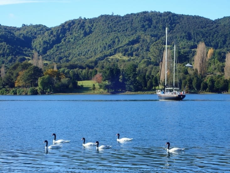 Mutine et son mouillage - tjs au sud de la Chiloe