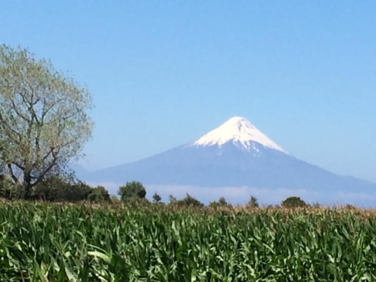 Le volcan dans toute sa splendeur