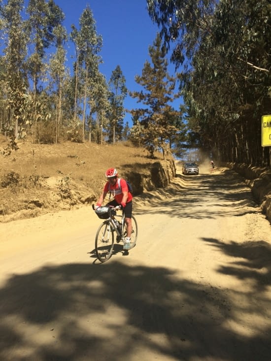 Daniel dans la descente abrupte