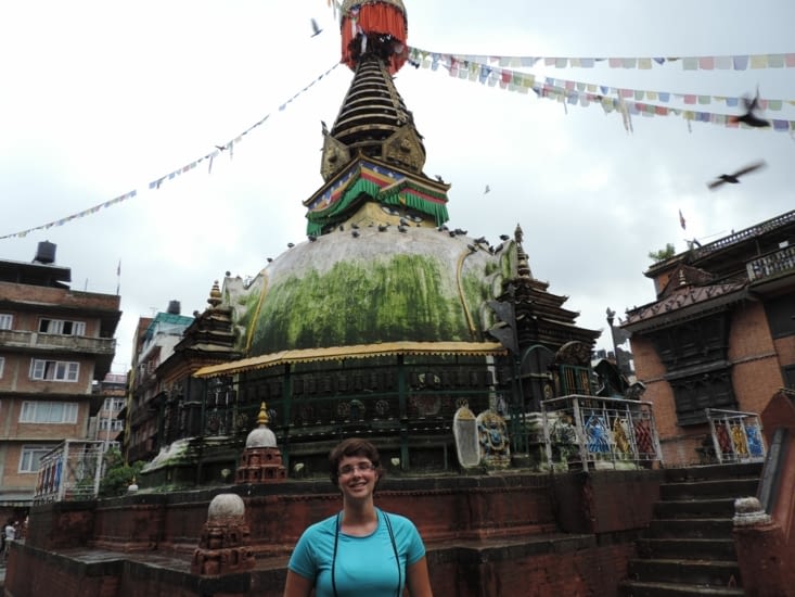 le petit stupa près de l hotel