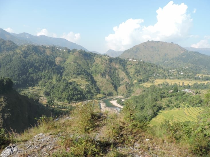 de retour enfin dans nos verte montagnes de Pokhara