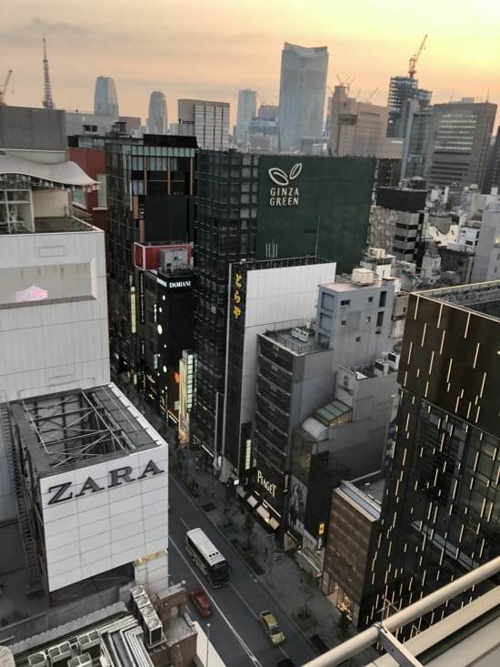 Vue imprenable sur Tokyo