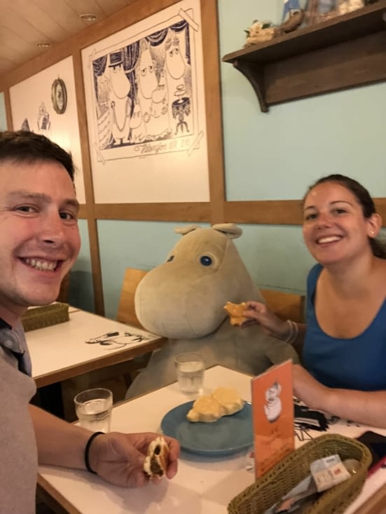 Goûter avec Moomin :)