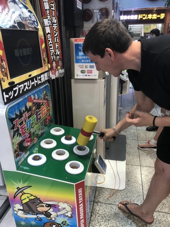 Etienne concentré pour assommer les marmottes :)